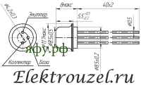 Эскиз транзистора МП13-МП15